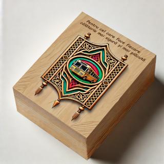 Cadou Sofer Autobuz ,   Parfum Arabesc Barbati + Cutie Personalizata cu Text
