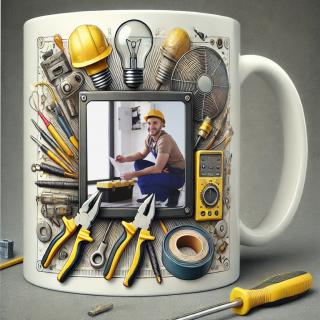 Cana Personalizata Electrician