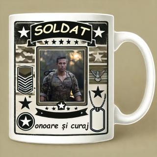 Cana Personalizata Soldat