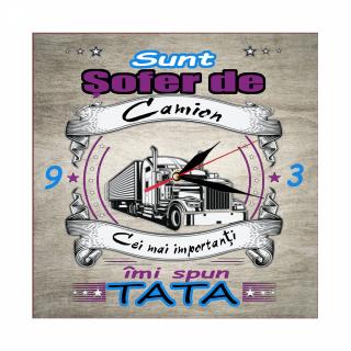 Ceas Personalizat Cadou Sofer Camion