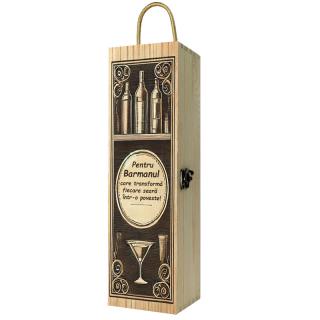 Cutie Vin Personalizata Barman