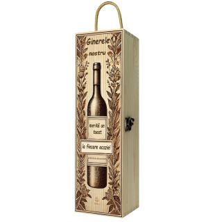 Cutie Vin Personalizata Ginere