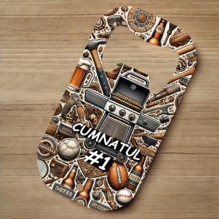 Desfacator Metalic Personalizat ,   Cadou pentru Cumnat cu Text Personalizabil