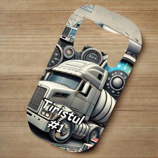 Desfacator Metalic Personalizat ,   Cadou pentru Sofer Tir cu Text Personalizabil