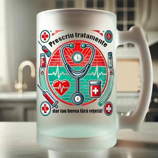 Halba Cadou pentru Doctor ,   Personalizata cu Grafica si Mesaj