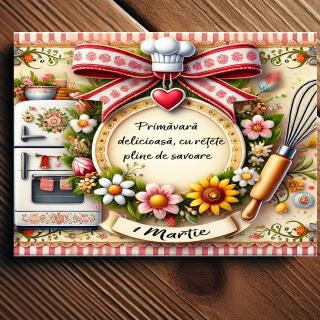 Martisor Magnetic Cadou Bucatareasa