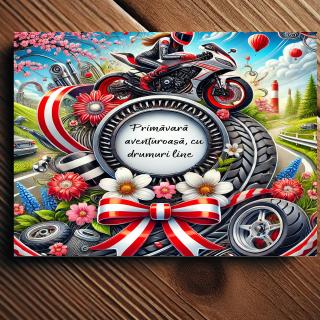 Martisor Magnetic Cadou Motaciclista