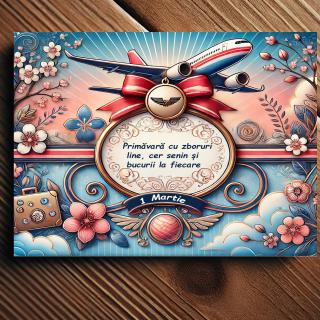 Martisor Magnetic Cadou Stewardesa