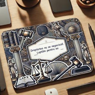Mousepad Personalizat ,   Cadou pentru Avocat cu Text Personalizabil