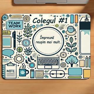 Mousepad Personalizat ,   Cadou pentru Coleg cu Text Personalizabil