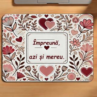 Mousepad Personalizat ,   Cadou pentru Cuplu cu Text Personalizabil