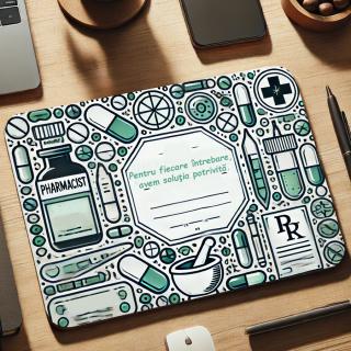 Mousepad Personalizat ,   Cadou pentru Framacist cu Text Personalizabil