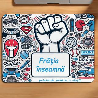 Mousepad Personalizat ,   Cadou pentru Frate cu Text Personalizabil