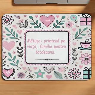 Mousepad Personalizat ,   Cadou pentru Matusa cu Text Personalizabil