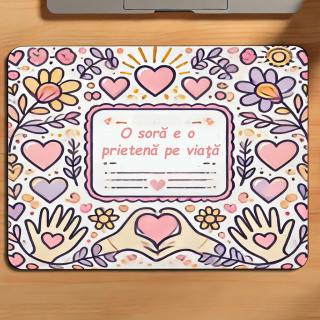 Mousepad Personalizat ,   Cadou pentru Sora cu Text Personalizabil