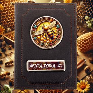 Portofel Cadou pentru Apicultor,   Personalizat cu Text si Logo