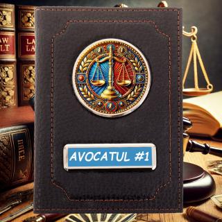 Portofel Cadou pentru Avocat ,   Personalizat cu Text si Logo