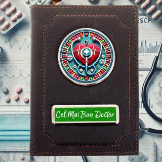 Portofel Cadou pentru Doctor ,   Personalizat cu Text si Logo