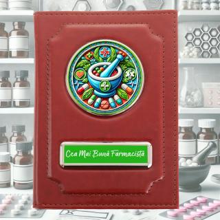 Portofel Cadou pentru Farmacista ,   Personalizat cu Text si Logo