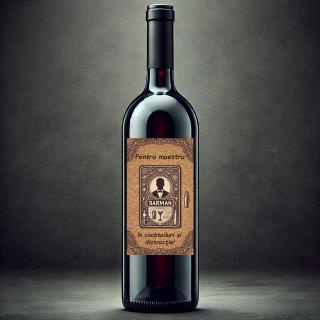 Sticla Vin Cadou Barman