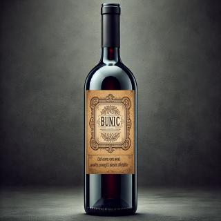 Sticla Vin Cadou Bunic