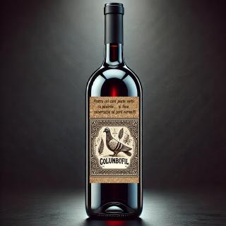 Sticla Vin Cadou Columbofil