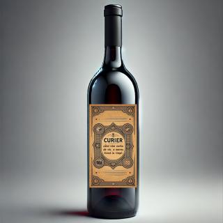 Sticla Vin Cadou Curier