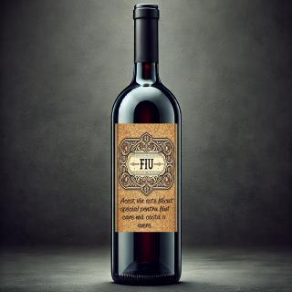Sticla Vin Cadou Fiu