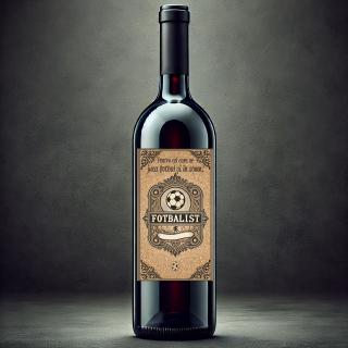 Sticla Vin Cadou Fotbalist