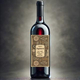 Sticla Vin Cadou Inginer