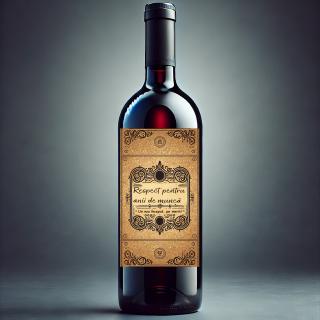 Sticla Vin Cadou Pensionare