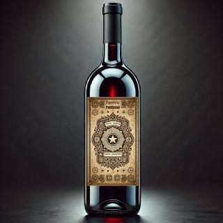Sticla Vin Cadou Politist