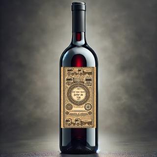 Sticla Vin Cadou Sofer Tir