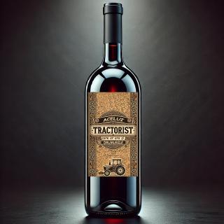 Sticla Vin Cadou Tractorist