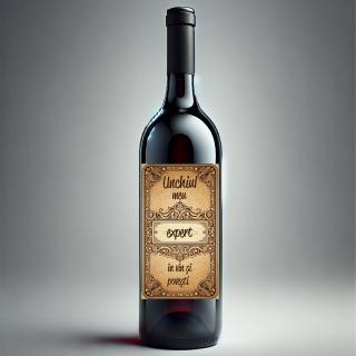 Sticla Vin Cadou Unchi