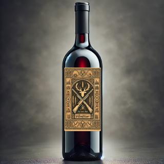 Sticla Vin Cadou Vanator