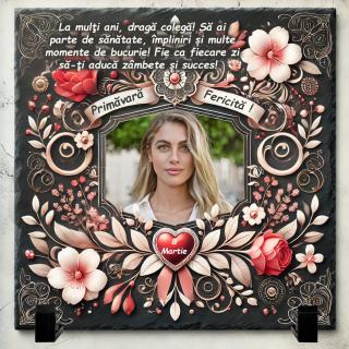 Tablou Ardezie Cadou Colega 8 Martie