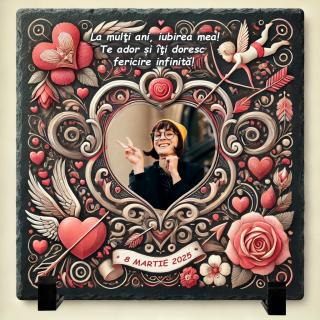 Tablou Ardezie Cadou Iubita 8 Martie