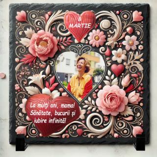 Tablou Ardezie Cadou Mama 8 Martie