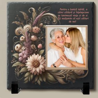Tablou Ardezie Cadou Personalizat Bunica