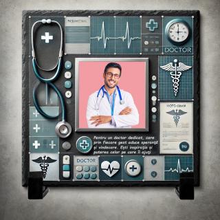 Tablou Ardezie Cadou Personalizat Doctor