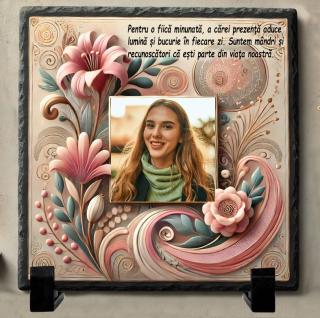 Tablou Ardezie Cadou Personalizat Fiica