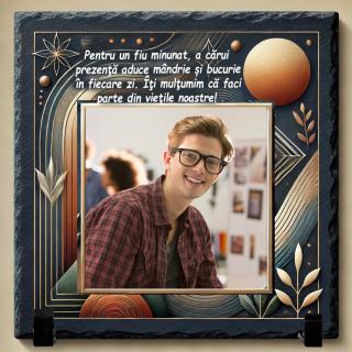 Tablou Ardezie Cadou Personalizat Fiu