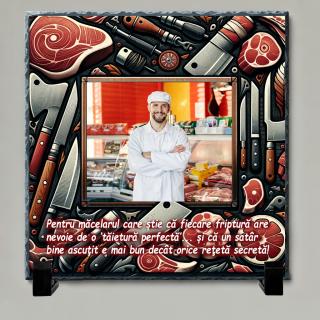 Tablou Ardezie Cadou Personalizat Macelar