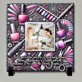 Tablou Ardezie Cadou Personalizat Nail