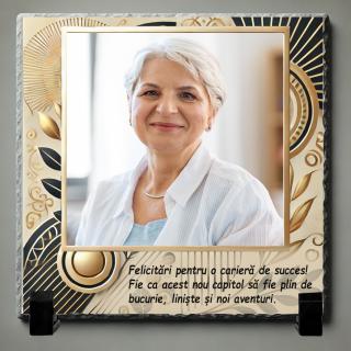 Tablou Ardezie Cadou Personalizat Pensionare
