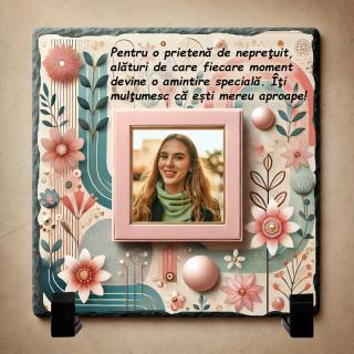 Tablou Ardezie Cadou Personalizat Prietena