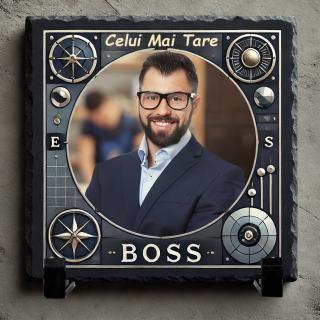 Tablou Ardezie Cadou Personalizat Sef