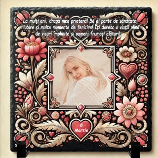 Tablou Ardezie Cadou Prietena 8 Martie