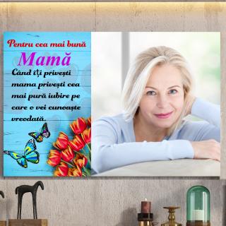 Tablou Personalizat Canvas Cadou Mama